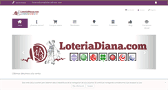 Desktop Screenshot of loteriadiana.com